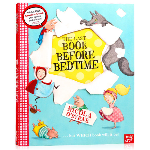 The Last Book Before Bedtime英文原版绘本 睡前故事 英国水石书店童书大奖获得者Nicola O'Byrne作品亲子阅读启蒙认知图画故事书