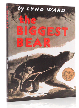 英文原版绘本 The Biggest Bear 大大的熊 美国进口 1953年凯迪克银奖作品