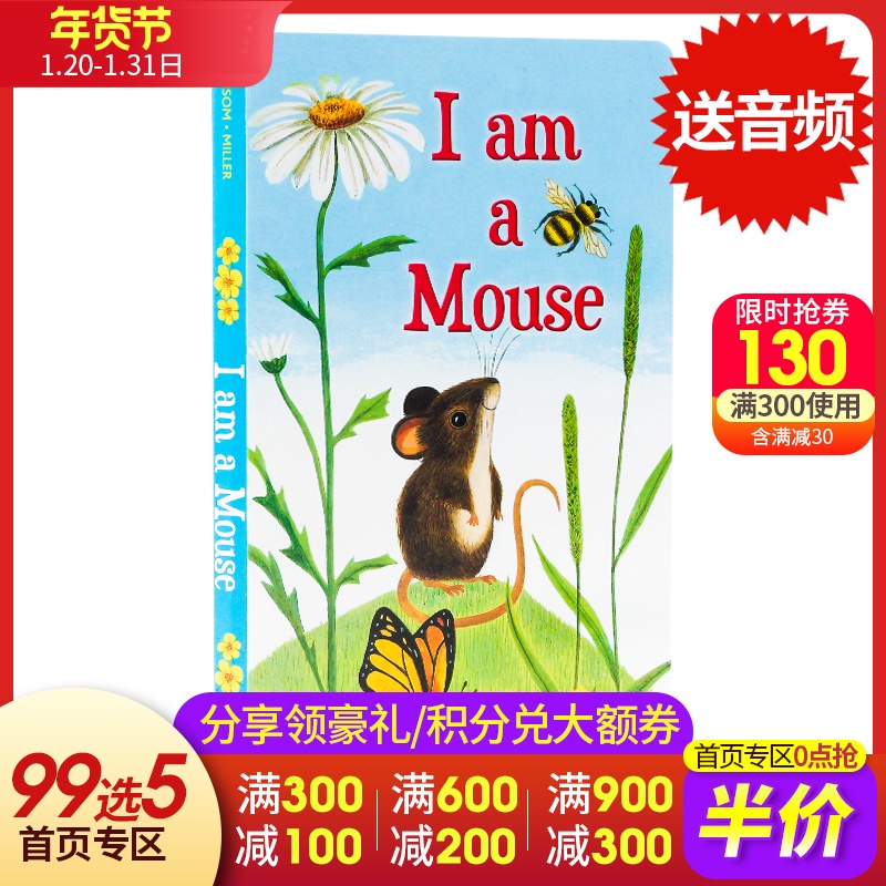 English truyện tranh gốc I am a Chuột Tôi là một con chuột Aberdeen trẻ em tiếng Anh Giác Ngộ mầm non Tôi là một thiên nhiên thỏ gia đình nhận thức Animal Xác định cha-con đọc hình ảnh cuốn sách ban 0-4 năm