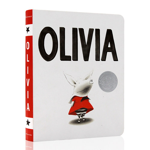 英文原版绘本 Olivia Board book 奥莉薇吴敏兰书单 纸板书 撕不烂书 凯迪克银奖  撕不烂儿童读物