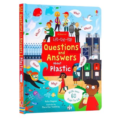 Usborne翻翻学塑料英文原版绘本
