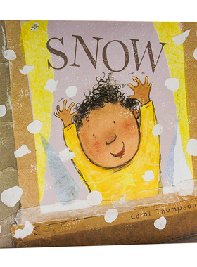 下雪天 Child's Play 天气认知启蒙系列 Snow 英文原版绘本儿童纸板图画故事书亲子互动正确认知自然现象2-5岁carol thompson