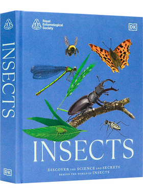 DK精品 RES昆虫百科 英文原版 RES Insects 英国皇家昆虫学会 DK百科 百科全书 动物学 观虫指南 儿童科普读物 精装大开本精美插图