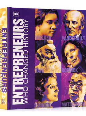 DK 改变了历史的商业创业企业家 英文原版 Entrepreneurs Who Changed History  精装系列 商界巨头 商业天才 各时代行业领袖