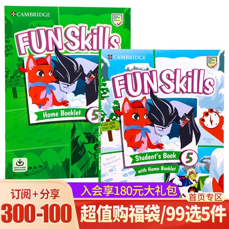 Send audio Fun Skills 5 level A2 flyers 2020 new edition Cambridge Young Learners English YLE examination class a Official Prepare for examination Student Book+Exercise Book 2 English edition Cambridge English examination teaching materialin the Books/Magazine/Newspaper , Imported Books(Including Hong Kong and Taiwan) , Original book exam class  category - from Buy2taobao.com to provide professional Taobao agent buy service