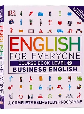 DK 人人学英语商务英语level2课本 英文原版 English for Everyone:Business English Level2 Course Book 自学教材托福雅思用书