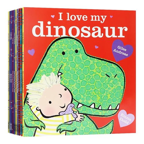 我爱系列故事绘本10本英文原版