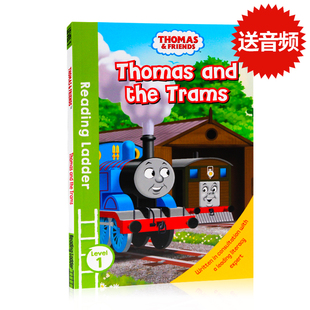 Trams英文原版 Level Thomas 托马斯和朋友们Thomas the 6岁 Ladder Friends and 分级阅读入门级Reading 1英语故事图画书绘本3