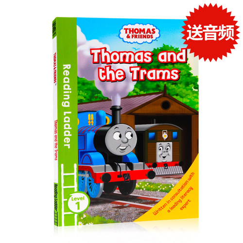 托马斯和朋友们Thomas and Friends Thomas and the Trams英文原版分级阅读入门级Reading Ladder Level 1英语故事图画书绘本3-6岁