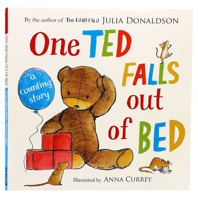 一只泰迪熊从床上掉下来英文原版