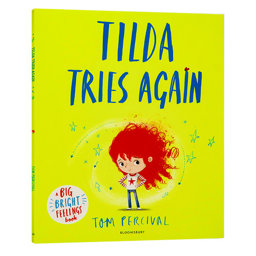 蒂尔达再试一次英文原版绘本 Tilda Tries Again 儿童品格培育情绪管理情商培养启蒙图画故事书 Big Bright Feelings 平装