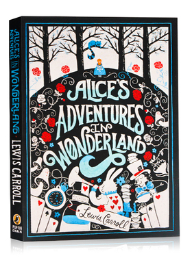 爱丽丝梦游仙境 Alice's Adventures in Wonderland 英文原版 经典儿童文学童话故事书 青少年课外英语读物 插图童书