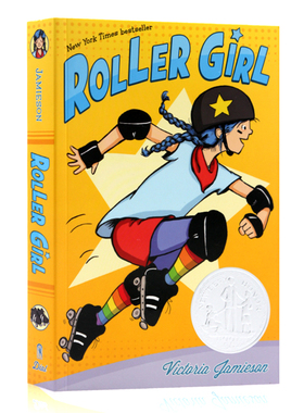 轮滑女孩 英文原版小说 Roller Girl 2016年纽伯瑞银奖 获奖作品 假期读物推荐 英语漫画故事书课外阅读提升书籍Dial Books