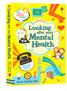 Usborne出品 照顾好自己的心理健康英文原版 Looking After Your Mental Health 心理健康科普手册情绪宣泄指南进口正版英语书籍