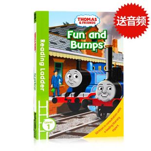 托马斯和朋友们Thomas Fun Friends and Ladder Level Bumps英文原版 1英语故事图画书儿童绘本 分级阅读入门级Reading 6岁