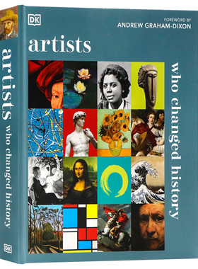 DK出品 改变历史的艺术家 英文原版 Artists Who Changed History 艺术画册画集全彩精装大开版中小学青少年课外阅读科普百科全书