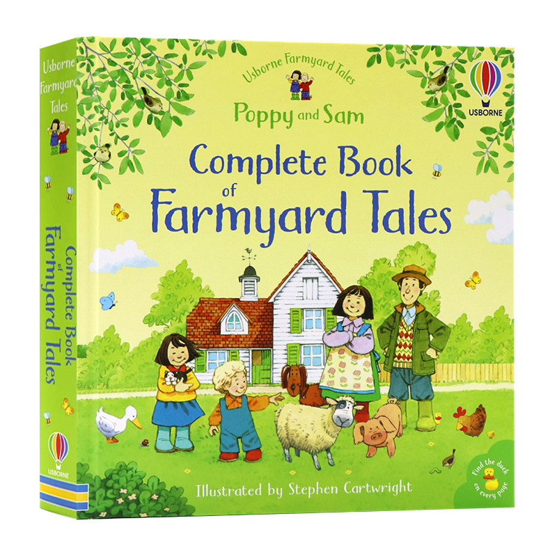 Usborne英文原版 趣味农场故事集Farmyard Tales The Complete Book of Farmyard Tales 布特太太一家和苹果树农场小镇 英语绘本属于什么档次？