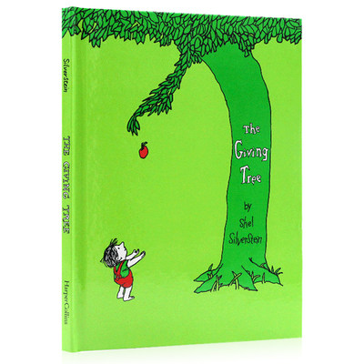 爱心树 英文原版绘本 The Giving Tree 精装 Shel Silverstein作品儿童诗歌诗词情绪商管理 张湘君推荐学习英语家庭教育亲情