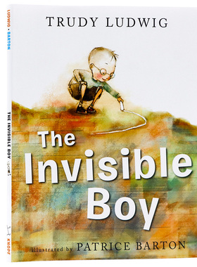 隐形男孩 英文原版 The Invisible Boy 儿童英语故事书精装 Trudy Ludwig 一个善举改变一个人 儿童启蒙认知图画书儿童章节桥梁书