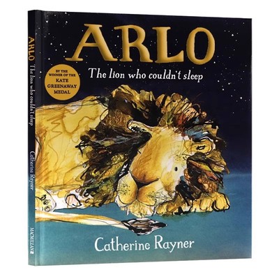 失眠的狮子阿洛英文原版绘本