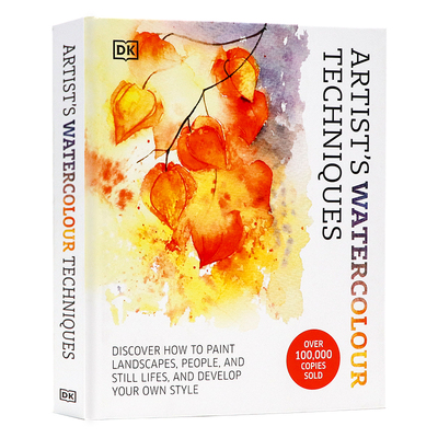 DK出版艺术家的水彩技法 英文原版 Artist's Watercolour Techniques 艺术画册画集 全彩插图精装大开艺术认知青少年课外阅读