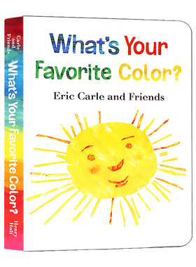 你喜欢的颜色是什么？ What's Your Favorite Color？ 英文原版 精装正版 Eric Carle and friends铜版纸 15位艺术家 儿童读物绘本