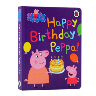 Birthday 图画故事书 Pig小猪佩奇 生日快乐英文原版 Happy 粉红猪小妹儿童精装 绘本Peppa Peppa