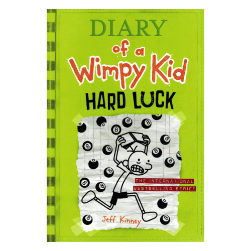 英文原版 Diary of a Wimpy Kid #8: Hard Luck 小屁孩日记8：厄运 哭包日记 儿童图画故事书 漫画 儿童文学 美版 儿童章节桥梁书