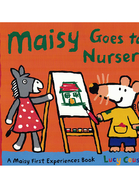 英文原版绘本 小鼠波波系列Maisy Goes to to Nursery去托儿所 幼儿早教启蒙认知绘本 儿童英语读物 性格习惯养成睡前故事图画书