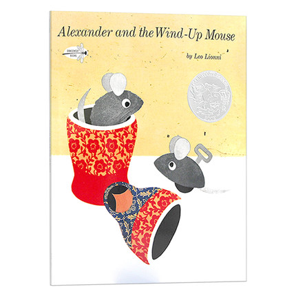 凯迪克银奖绘本 亚历山大和发条老鼠 英文原版 Alexander and the Wind-Up Mouse 李欧李奥尼代表作 leo lionni 平装大开图画书