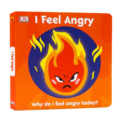 DK启蒙表情包 情绪管理系列 First Emotions I Feel Angry 英文原版 我感到愤怒 幼儿儿童性格培养 情感情商培养纸板书