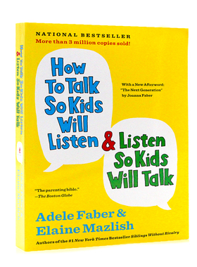 英文原版 如何说孩子才会听 怎么听孩子才肯说 How to Talk So Kids Will Listen & Listen So Kids Will Talk 家庭教育 育儿书籍