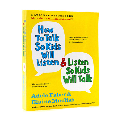英文原版 如何说孩子才会听 怎么听孩子才肯说 How to Talk So Kids Will Listen & Listen So Kids Will Talk 家庭教育 育儿书籍