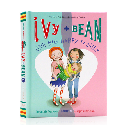 艾薇和比恩是一个快乐的大家庭 Ivy and Bean One Big Happy Family 精装 进口英文原版绘本书  幼儿童早教启蒙英语读物