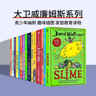 大卫威廉姆斯小说系列 英文原版 David Walliams 神奇的史莱姆/钱堆里的男孩 儿童青少年幽默治愈成长插图小说 英语读物读学校推荐