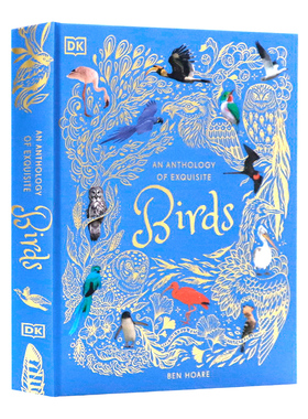 DK典藏博物馆系列 精美鸟类选集 英文原版 An Anthology of Exquisite Birds 探索90多种鸟类中小学课外阅读科普百科全彩插画精装