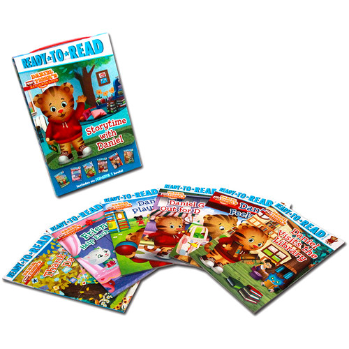 英文原版 Ready to Read Level 1 系列 storytime with Daniel 6册小老虎丹尼尔的邻居盒装合售 儿童英语分级阅读绘本英语学习提升