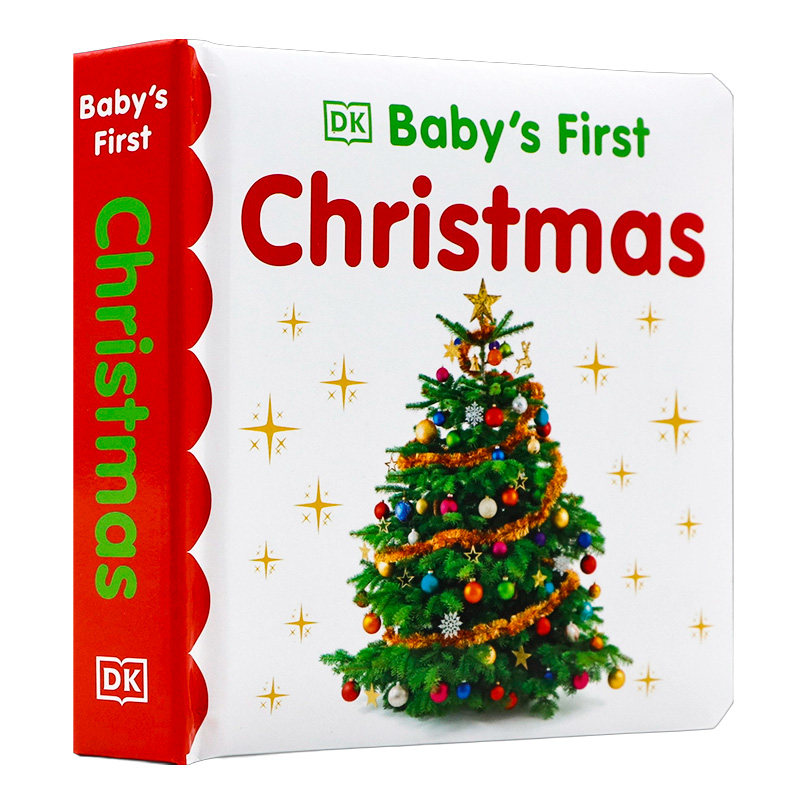 DK精品 宝宝的第一本圣诞节 英文原版绘本 Baby's First Christmas 0-3岁宝宝节日认知纸板书低幼儿童英语早教启蒙亲子共读,书籍/杂志/报纸,原版其它,淘宝优惠券,粉丝福利购,淘宝优惠卷
