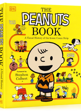 DK 史努比花生漫画经典漫画视觉历史指南 英文原版The Peanuts Book: A Visual History of the Iconic Comic Strip儿童艺术连环画