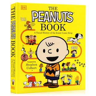 The 史努比花生漫画经典 英文原版 Iconic Strip儿童艺术连环画 the Peanuts 漫画视觉历史指南 History Visual Book Comic