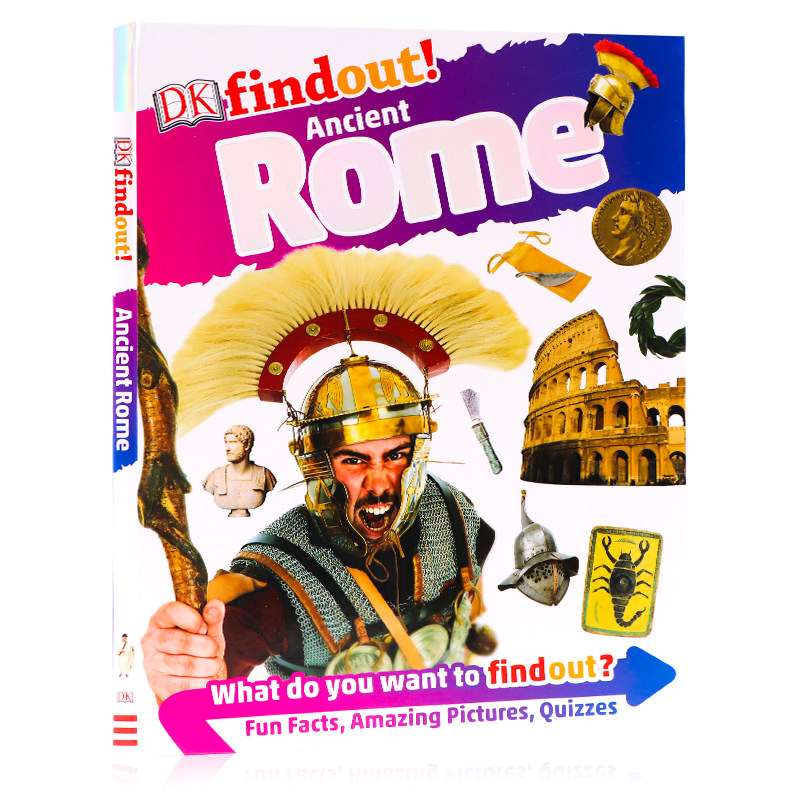 ancient rome 英文原版进口图书 英语读物 软精装 罗马科普百科 久览