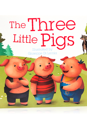 DK三只小猪 The Three Little Pigs 英文原版绘本幼儿童启蒙认知早教图画插画书亲子共读睡前经典童话故事书 学前英语读物读本