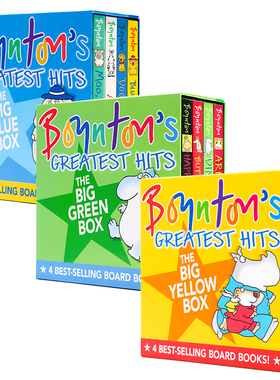 Boynton's Greatest Hits12册盒装 桑德拉博因顿启蒙经典系列 Going To Bed Book MOO BAA LA LA LA英文原版Sandra Boynton纸板书