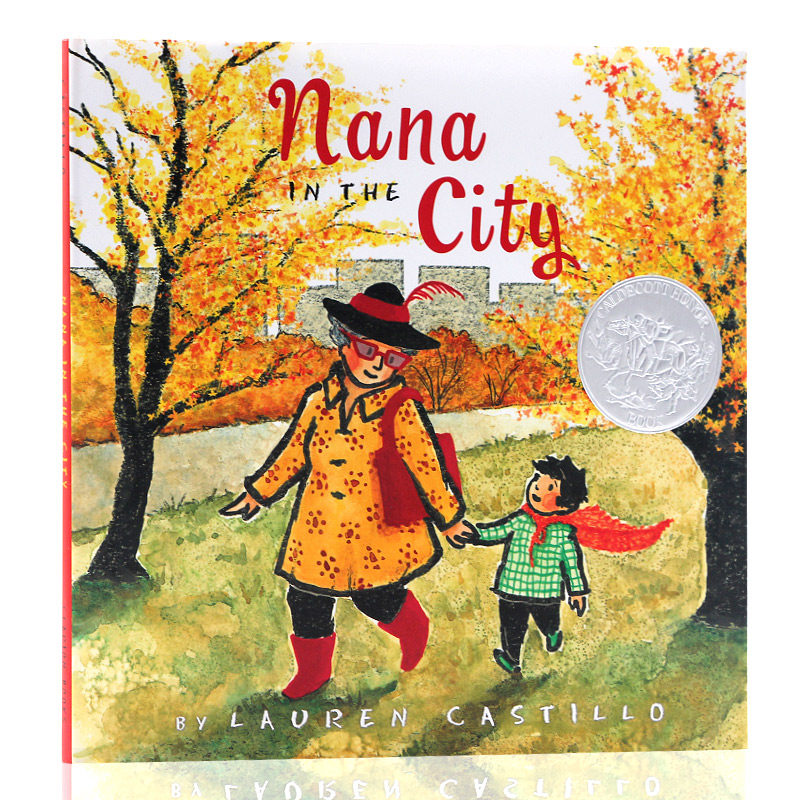 城里的娜娜nana in the city英文原版绘本儿童精装大开图画书 2015