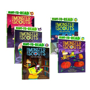 Ready-to-Read系列 少年怪兽童子军系列5册 英文原版 Troll Trouble Junior Monster Scouts 准备读英语分级阅读 level 2 平装绘本
