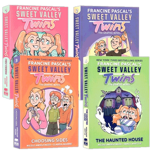 甜蜜谷双胞胎系列12345678册 英文原版Sweet Valley Twins儿童小学生幽默全彩漫画课外阅读故事书Claudia Aguirre英语读物学校推荐