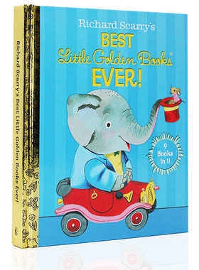 进口英文原版 精装 Richard Scarry's Best Little Golden Books Ever! 9个故事合辑 理查德·斯凯瑞金色童书系列Richard Scarry