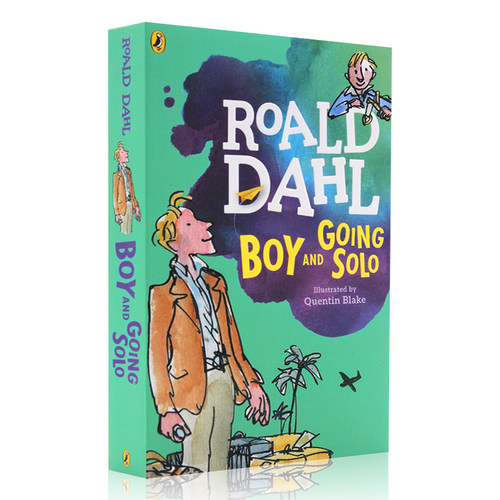 进口英文原版 Roald Dahl 新作 Boy and Going Solo 罗尔德达尔趣味青少年读物获奖文学小说