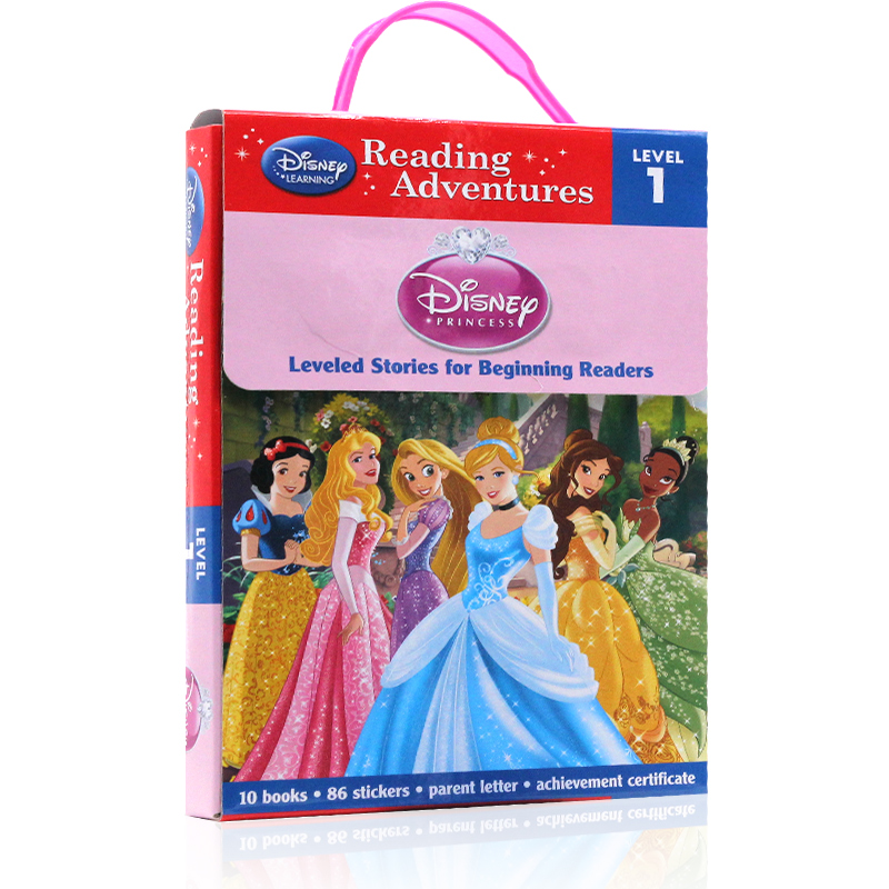 英文原版绘本  Reading Adventures Disney Princess 迪斯尼10册公主系列平装 迪士尼 儿童分级阅读 Level 1