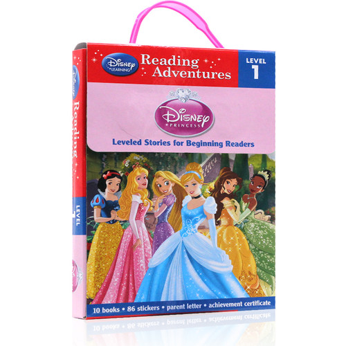 英文原版绘本  Reading Adventures Disney Princess 迪斯尼10册公主系列平装 迪士尼 儿童分级阅读 Level 1